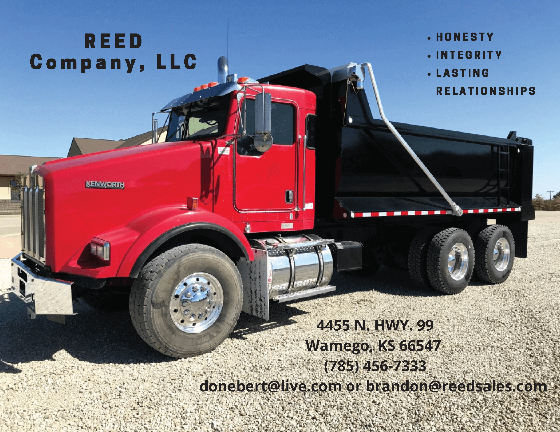Elliptical Bed Flyer Reed Company, LLC Wamego, Kansas Used Truck
